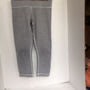 Lululemon herringbone leggings size 6 gray